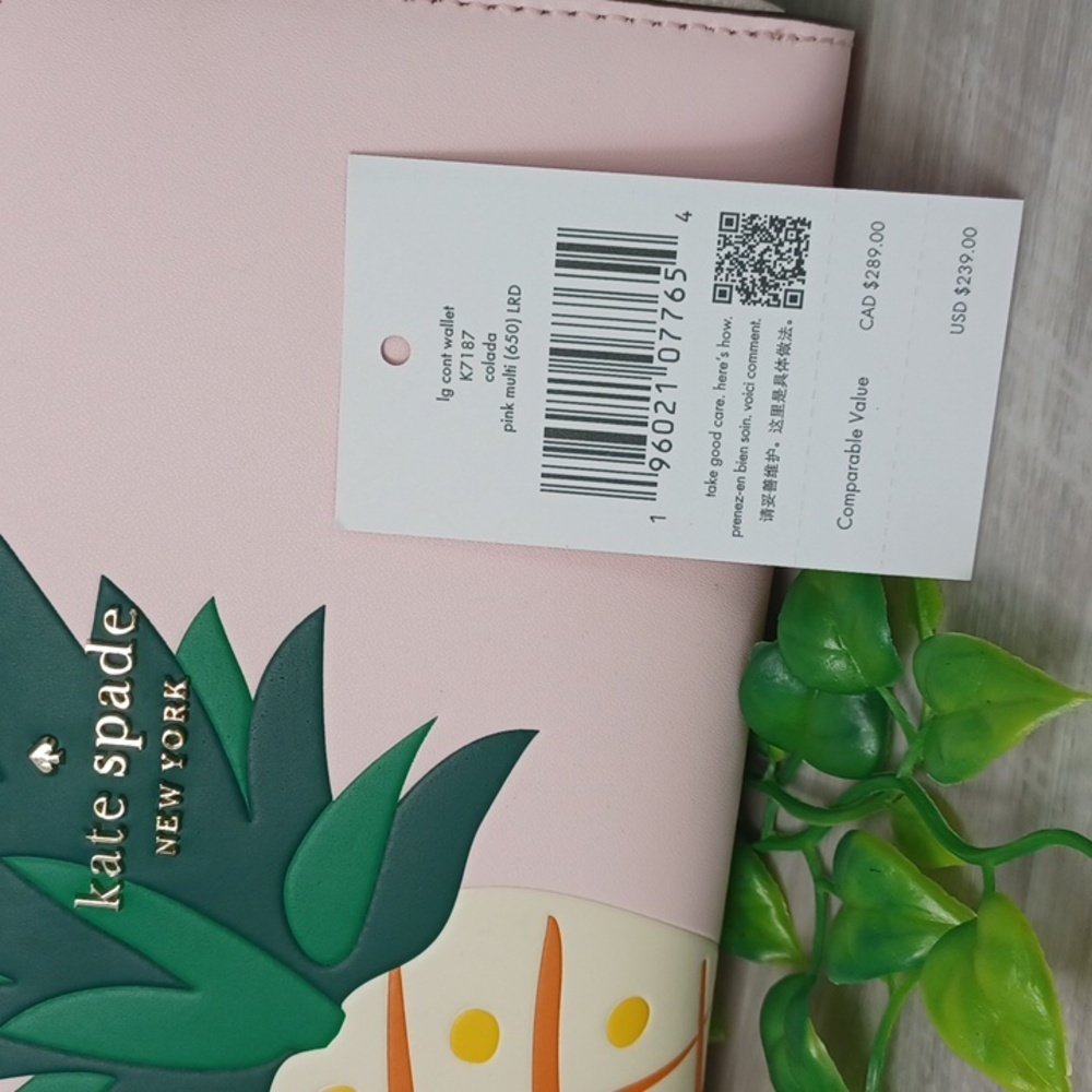 Kate Spade Large Continental Wallet Colada NWT - Picture 2 of 7